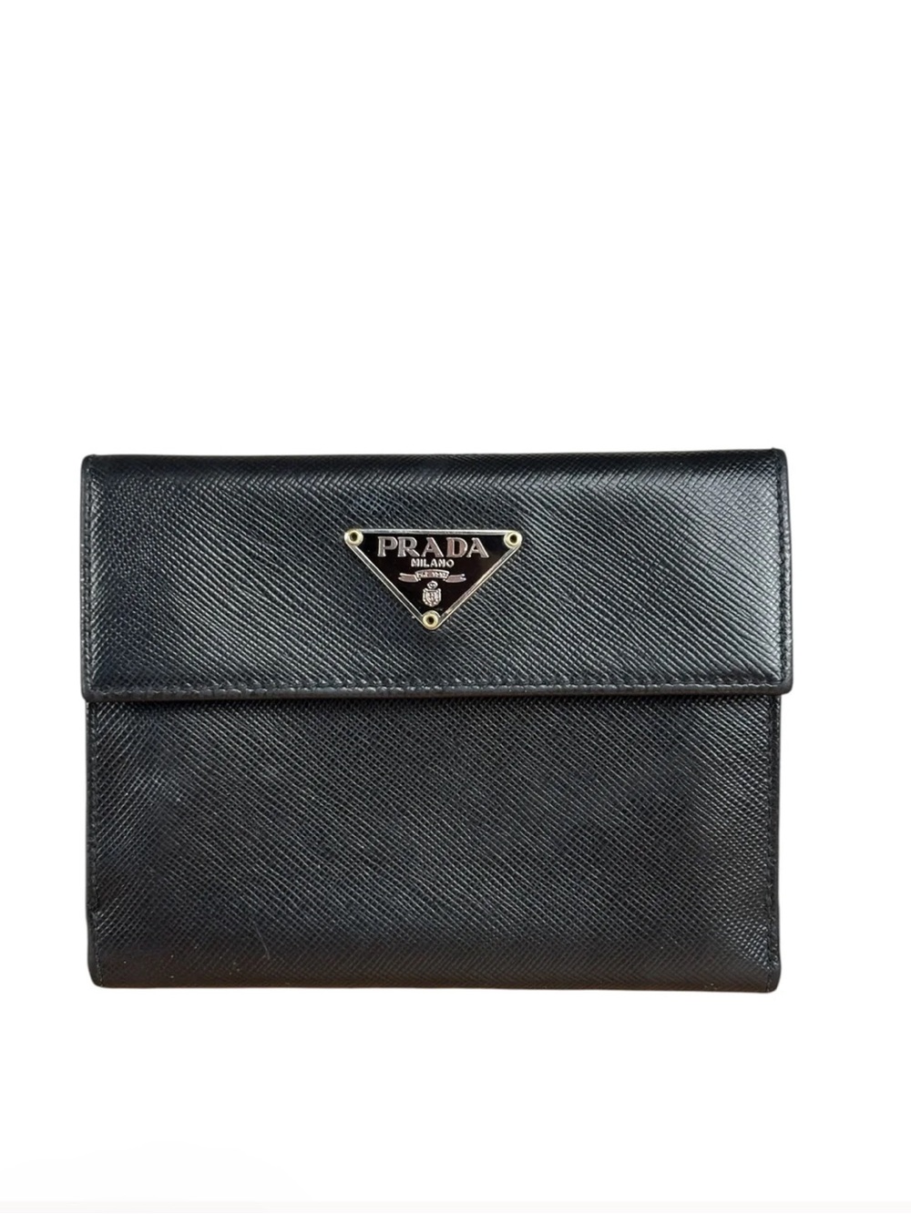 Prada Black Saffiano Wallet